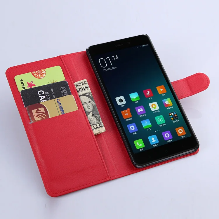 Модный Личи PU кошелек кожаный чехол для Xiaomi Mi Note 5 7 дюймов защитный флип телефона