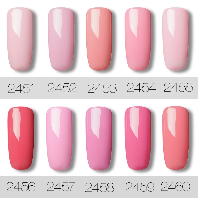 ROSALIND 7 мл Гель лак для ногтей благородного фиолетового цвета серии Soak off UV