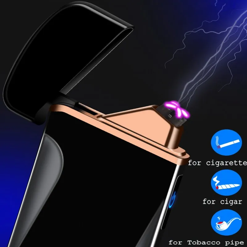 Новинка Электронная зажигалка Arc Plasma USB перезаряжаемая Зажигалка для сигарет