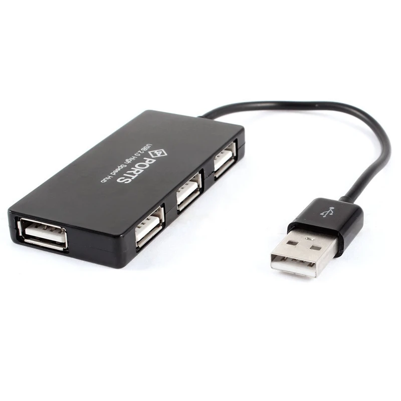Лидер продаж 2017 г. Высокое качество Slim USB 2.0 хаб 4 Порты супер Скорость компактный