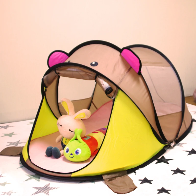 

Children's Pop up Toy Tent Indoor and Outdoor Play Tent Baby Toys House Bear Dog Toy Kids Camping Folding Tent Marine Ball Pool