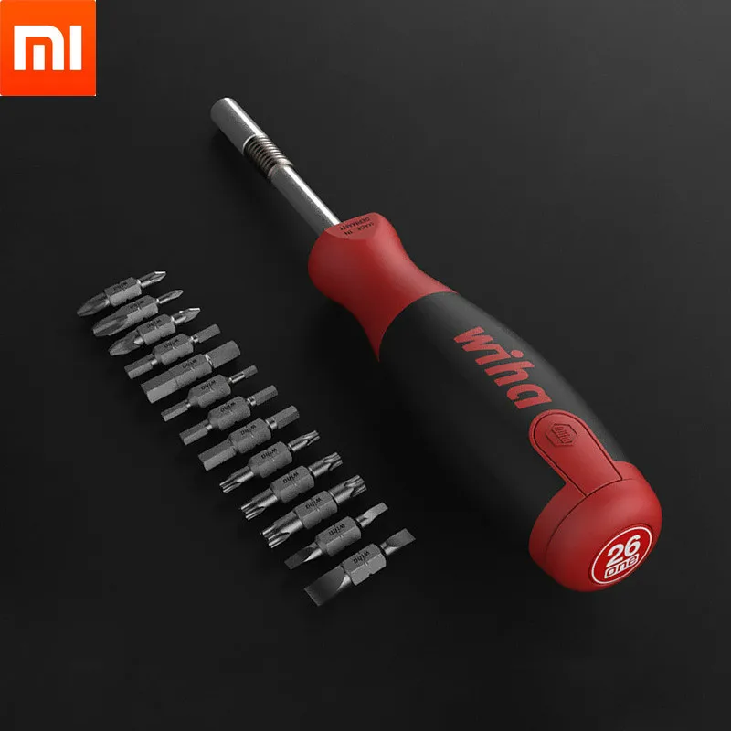 Отвертка Xiaomi Mijia Wiha 26 в 1 Прецизионная Магнитная насадка из хромованадиевой стали