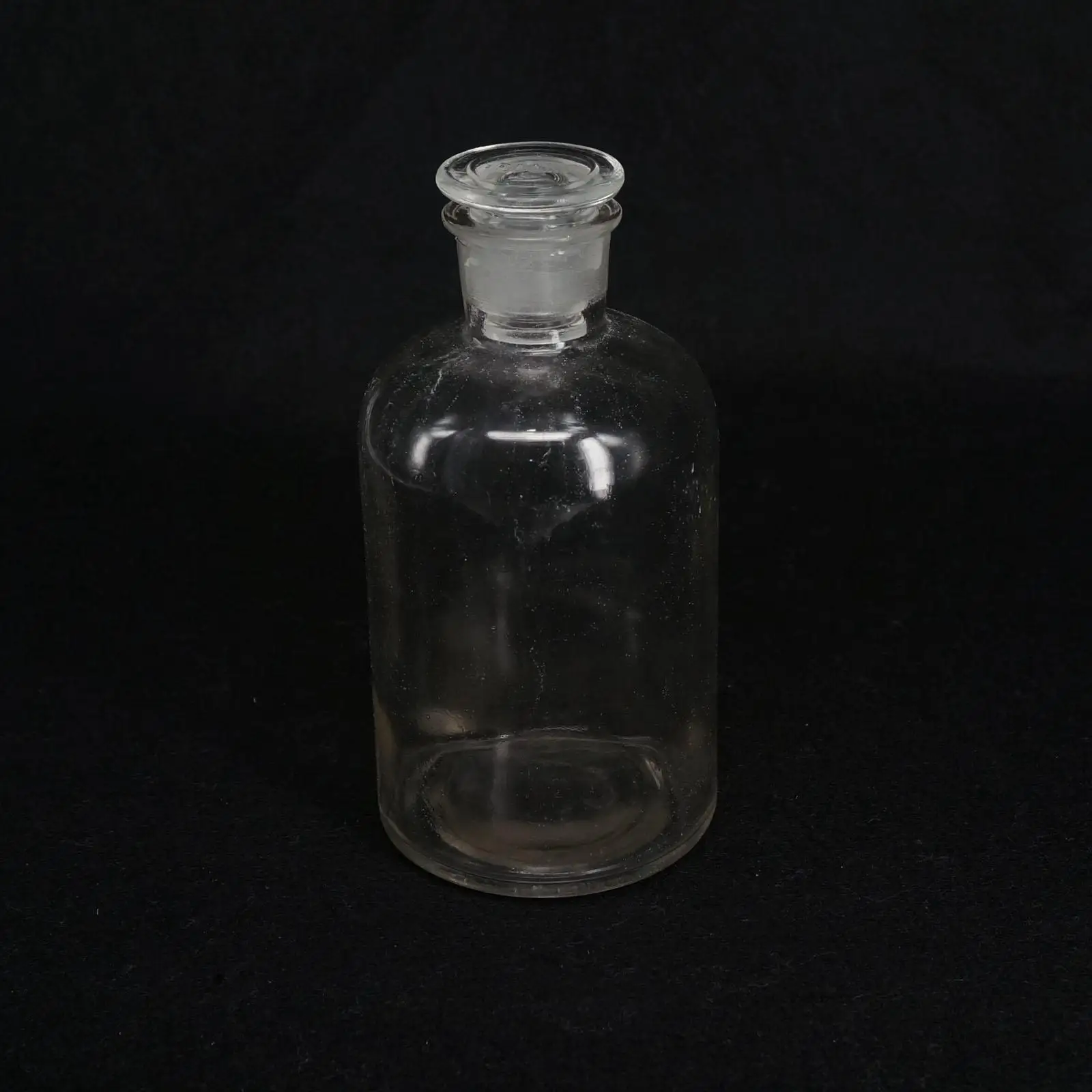 

500ml Clear Glass Narrow Mouth Bottle With Stooper Lab Chemistry Glassware