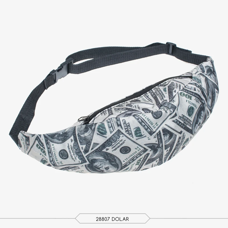 20 colros, унисекс, модная, DIY, 3D, с принтом доллара США, Мужская поясная сумка, для денег, сумки на пояс, для женщин, сумка на пояс, мужская, sac de taille