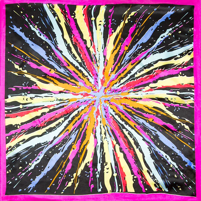 2 пачки чистого шелка платок оптом 100% шелк женский шарф лазер фейерверк для волос