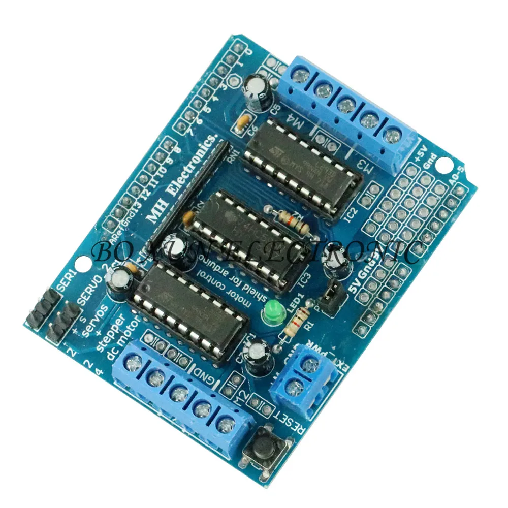 1 шт. Плата расширения привода двигателя L293D для Arduino Duemilanove Mega2560 UNO|Запасные части|