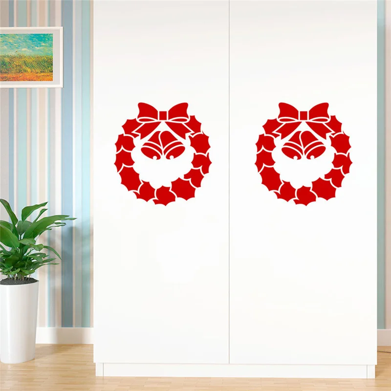 Виниловые наклейки на стену с изображением колокольчиков для магазина украшения