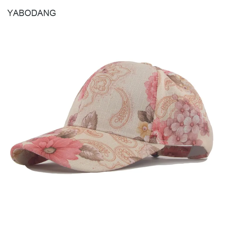 Funky Junque Womens Floral Daisy Peony Flower Print Baseball Cap Fashion Hat For Girls Breathable Mesh Gorras Summer | Аксессуары для