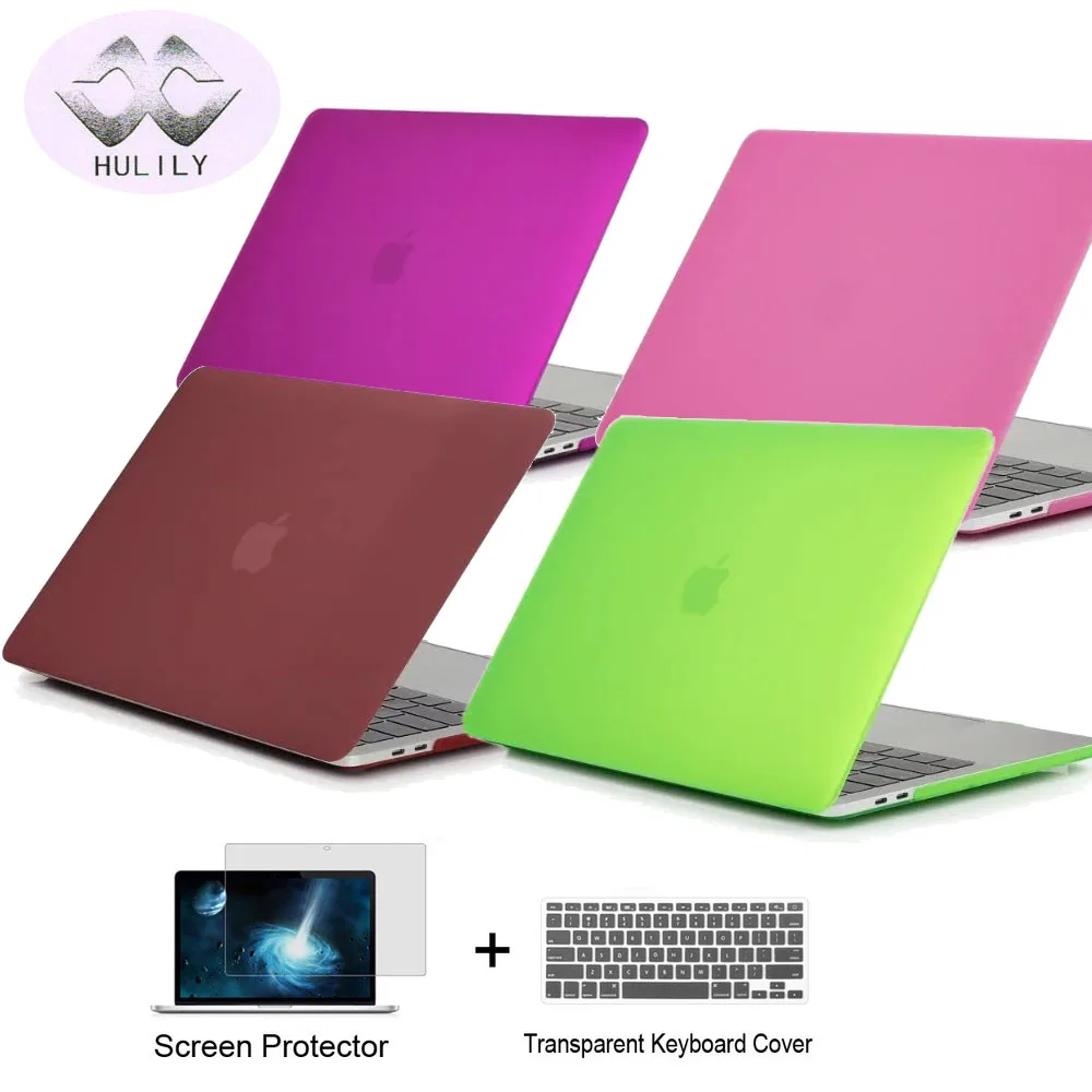 Hulily Новинка 2017 года чехол для ноутбука MacBook Air 13 Pro 15 дюймов с/out Touch Bar a1706 A1707 a1708 с