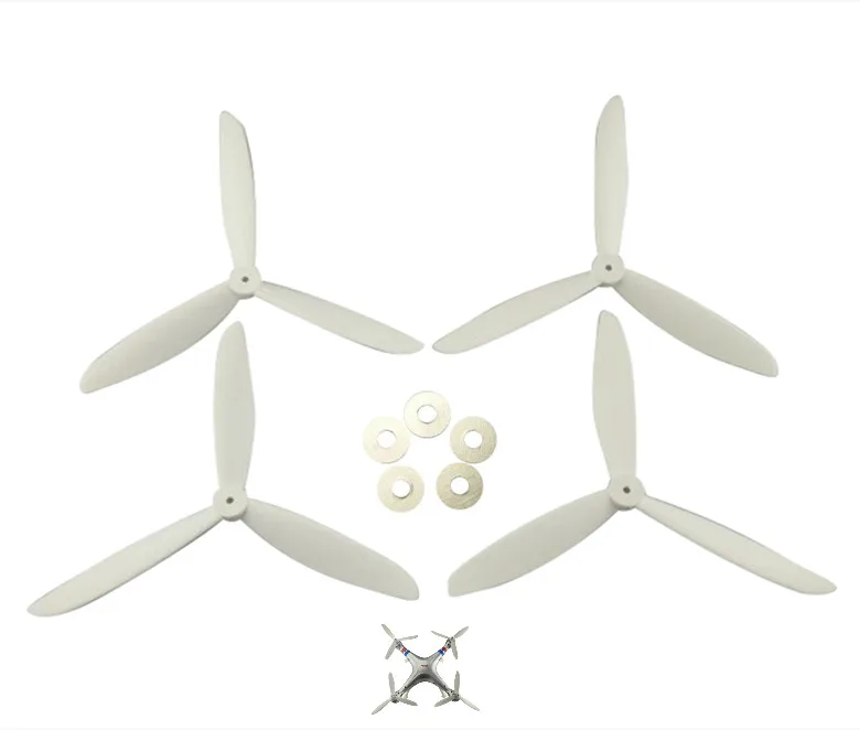 4 шт. обновленный Пропеллер для использования SYMA X8 X8C X8G X8W X8HC X8HW axis aircraft parts white propeller