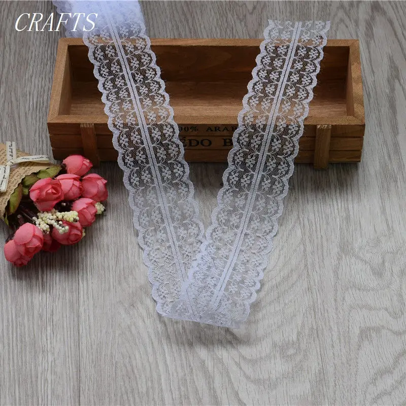 Новинка! 10 ярдов красивой кружевной ленты, шириной 4,5 см, DIY одежды/аксессуаров/цветочные аксессуары и т. Д