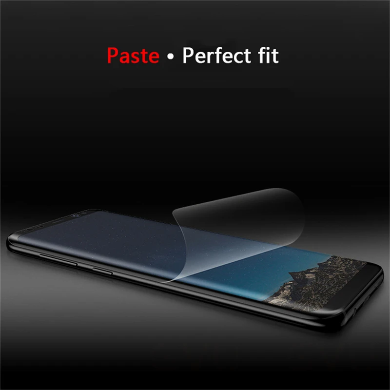 3D изогнутая Защитная пленка для Samsung Galaxy S9 S9Plus S8 S8Plus Note 8 S6 S7 Edge Plus мягкая защитная
