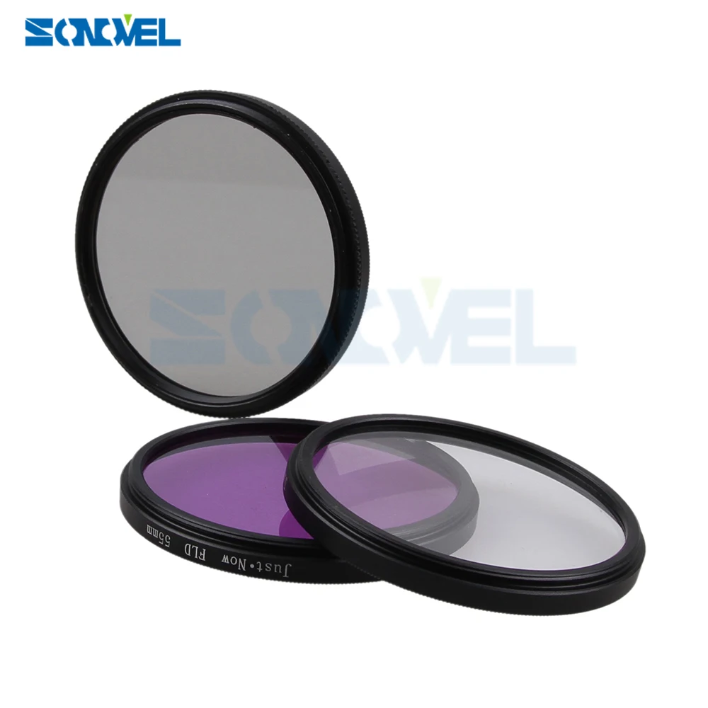 55 мм набор фильтров для объектива UV CPL FLD Nikon D5600 D5500 D5300 D5200 D5100 D3200 D3400 D3300 D3100 D750 с
