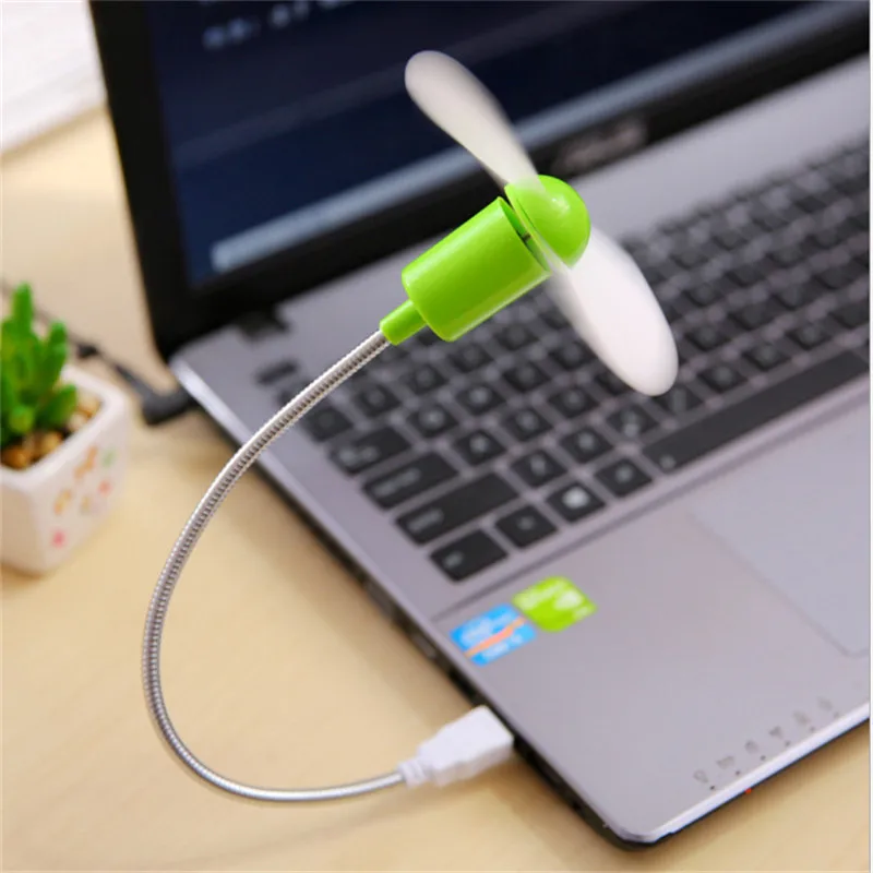 Мини USB вентилятор гаджеты гибкий крутой для ноутбука ПК Ноутбук Высокое