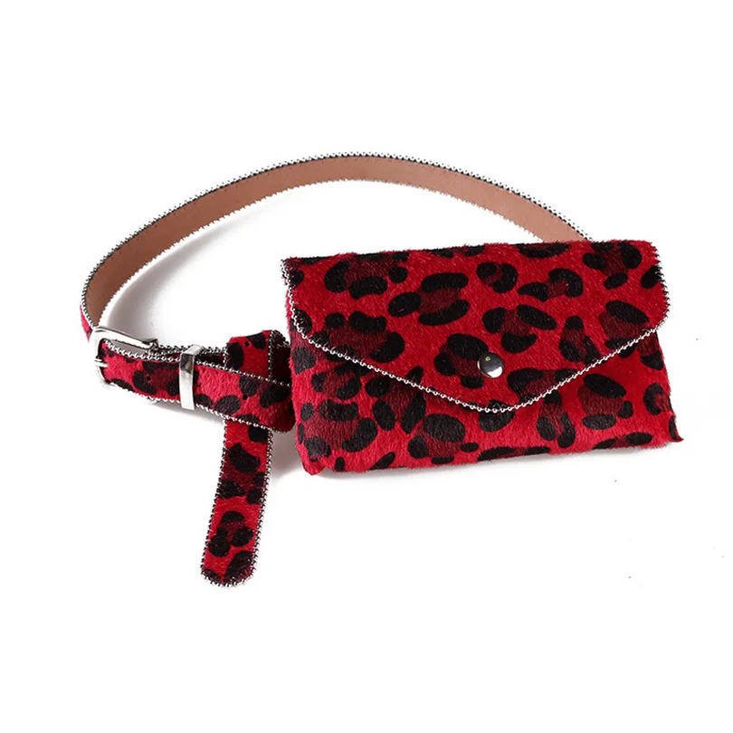ESHINEDER Women Leopard Bag Fashion Waist Packs Vintage Fanny Pack Belt Fit For Iphone Plus Bolosa | Багаж и сумки