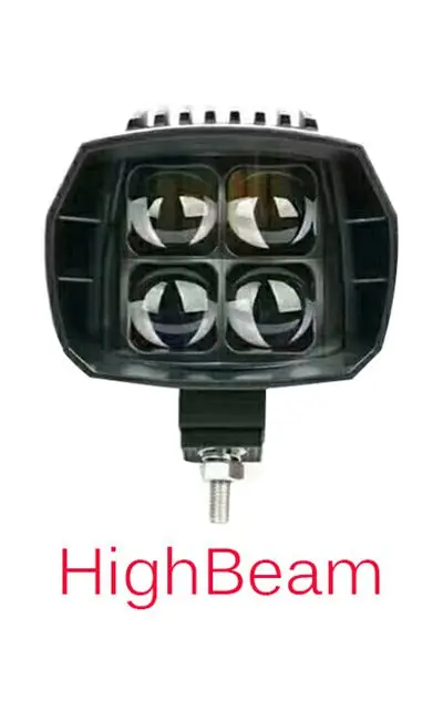 high beam 1 шт. 5 дюймов 35 Вт светодиодный рабочий светильник 12 В 4x4 внедорожный лодочный Грузовик внедорожник ATV Мотоцикл головной светильник для джип 24 В светодиодный светильник s - Цвет: high beam