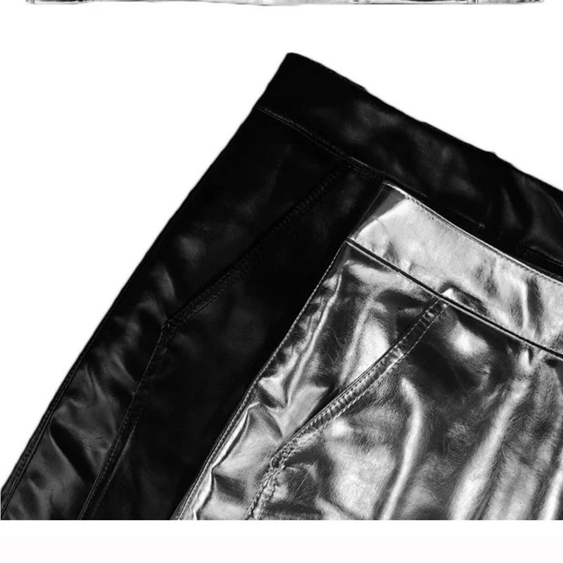 Women Pu Leather Skirt 2018 Autumn Streetwear Casual Office Work Wear Bodycon Pencil High Waist Mini Skirts Jupe | Женская одежда