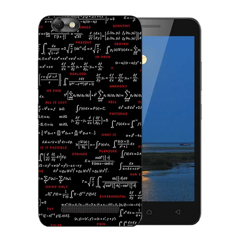 Мягкий чехол для телефона из ТПУ Для Lenovo Vibe C A2020 цветная задняя крышка с рисунком