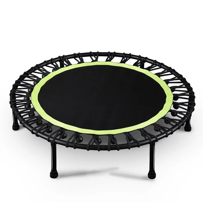 40inch Green 40-дюймовый приглушенный круглый батут для детей для ношения в помещении, развлекательный инструмент для взрослых Фитнес тренировки для стабильных тренировок несущей 150 кг - Цвет: 40inch Green
