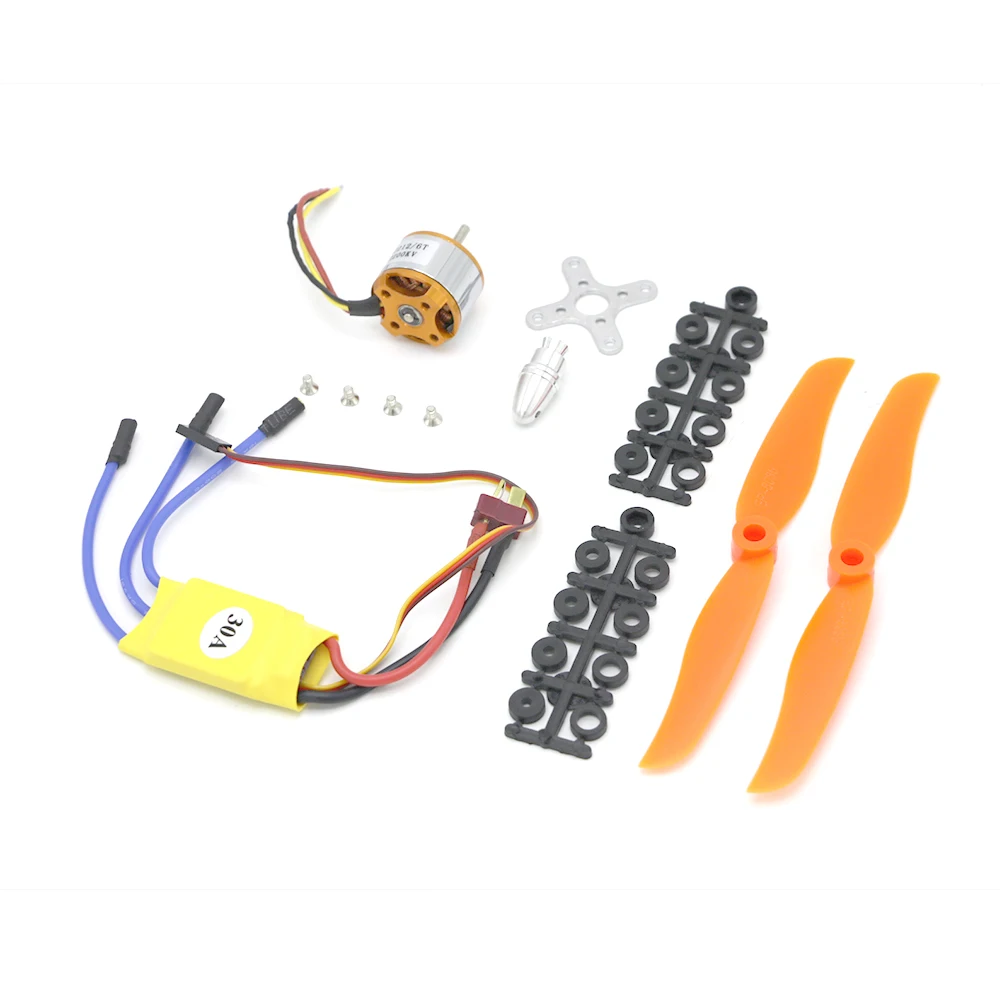 A2212 2212 2200KV бесщеточный двигатель 30A ESC/Skylinker BLHeli 40A ESC SG90 Servo 6035 опора для радиоуправляемого вертолета с фиксированным крылом