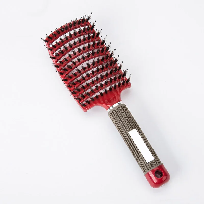 Массажная расческа для волос и кожи головы щетина нейлоновая Женская влажная