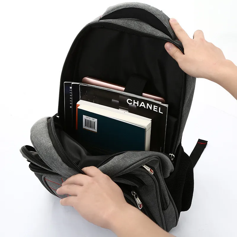 Для мужчин рюкзак легкие удобные модные для 15 дюймов ноутбука дышащая Mochila