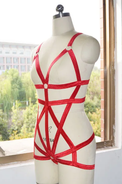 Новые женские стринги крест накрест полиэстер Связывание пояс регулируемый