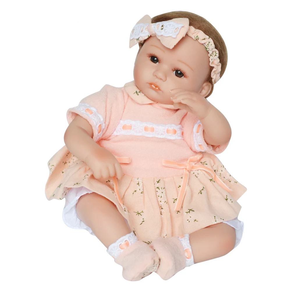 45 см полное Силиконовое боди Reborn Baby Doll игрушка очаровательные реалистичные малыша reborn corpo de silicone inteiro realista