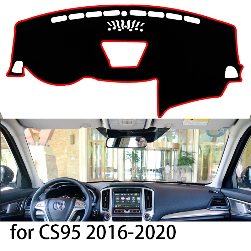 Для changan CS95 2016 2017 2018 коврик для приборной панели Защитная Накладка на подушку