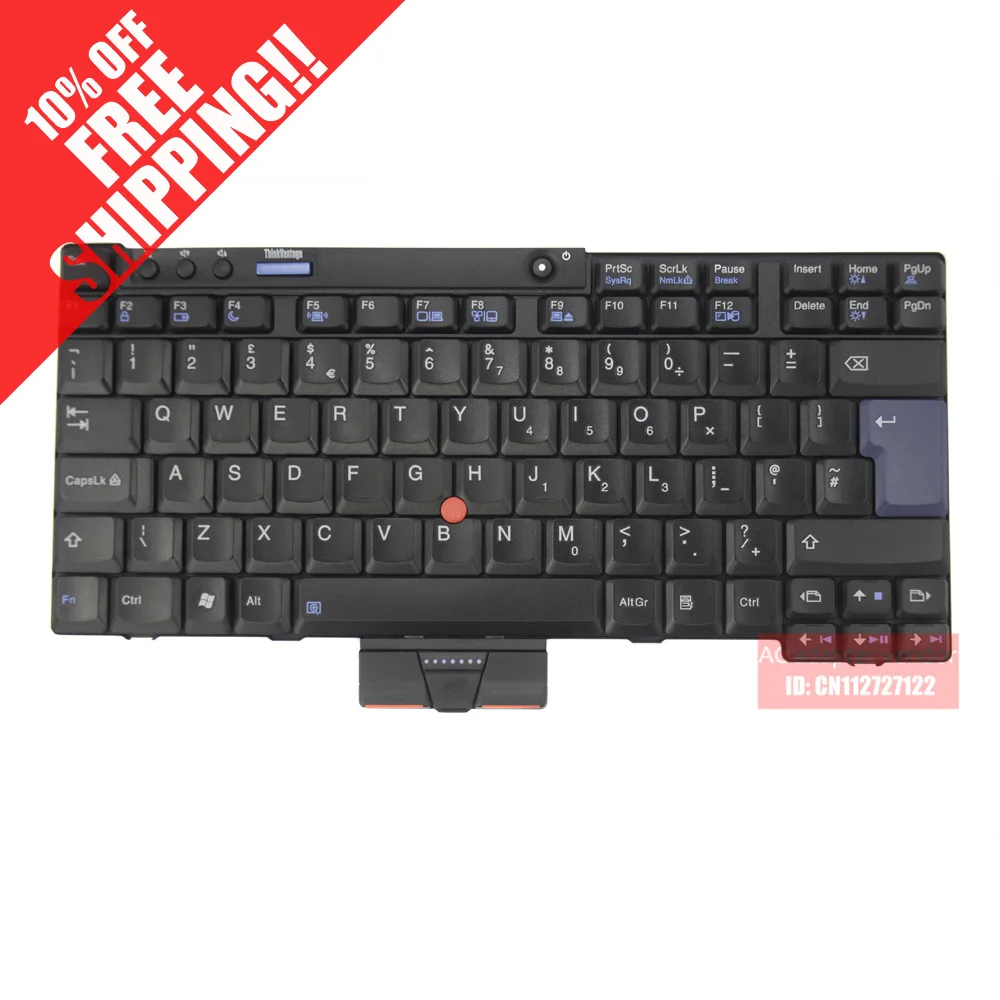 Клавиатура для ноутбука LENOVO thinkpad X200 X200s X200T X201 X201i X201s X201T|laptop keyboard|keyboard laptopx2 keyboard |