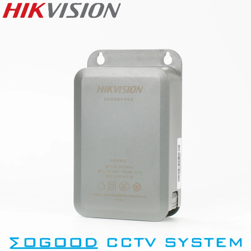 Hikvision DS 2FA1202 B Original Power Supply DC12V/2A For Camera Microphone Waterproof Outdoor Use Lightning Protection|Аксессуары для