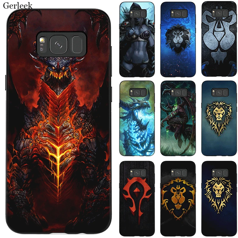 Чехол для мобильного телефона Desxz силиконовый World ofWarcraft Samsung Galaxy S6 S7 Edge S8 S9 S10 S10E Plus