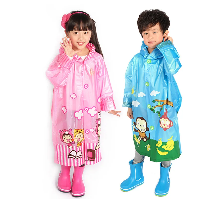 With Striking Reflective Design Capa De Chuva Rain Coat
