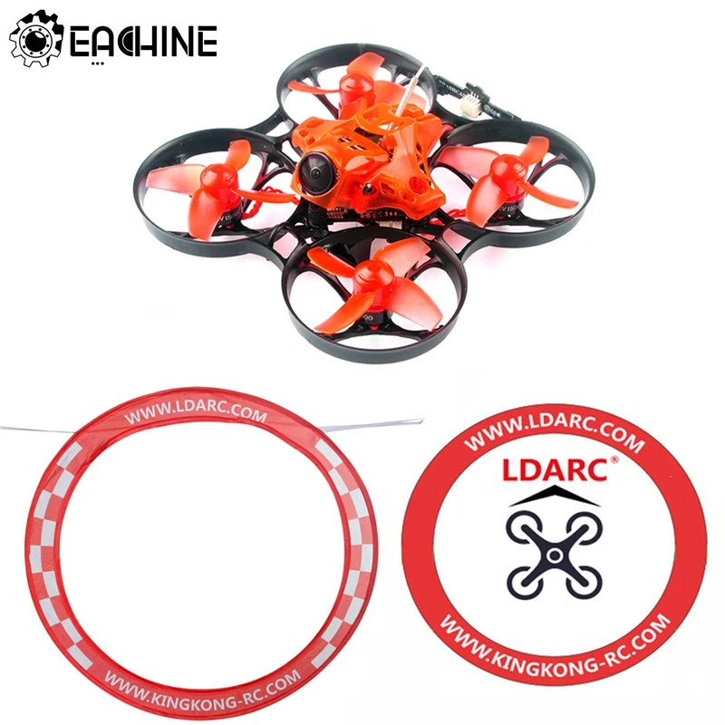 Eachine TRASHCAN 75 мм Crazybee F4 PRO OSD 2S Whoop FPV Racing Drone &amp 500 Flying Gate Door фартук Take OFF Landing Com | Игрушки