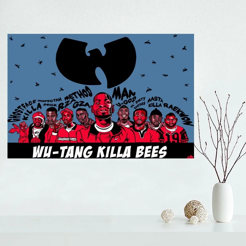 Модный Индивидуальный Коврик для Wu Tang Холст плакат настенный художественный