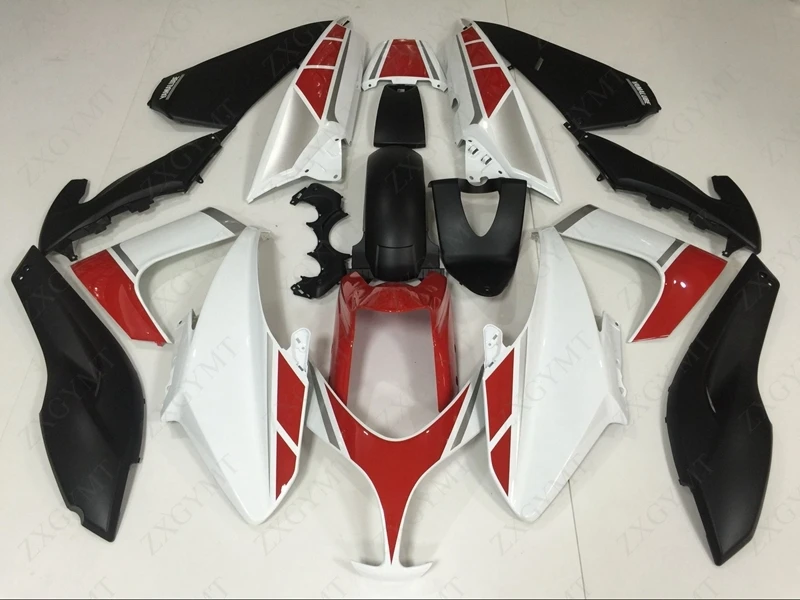 Обтекатель T MAX 500 2008 2012 Белый красные черные набор для всего тела TMAX 2010 2009|Полные