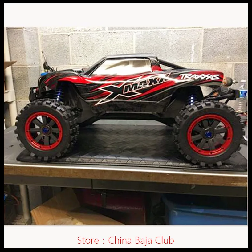 Колесо MADMAX Stronge хорошее качество шина с адаптером для 1/5 TRAXXAS X MAXX Monster Truck|rim golf|tyre