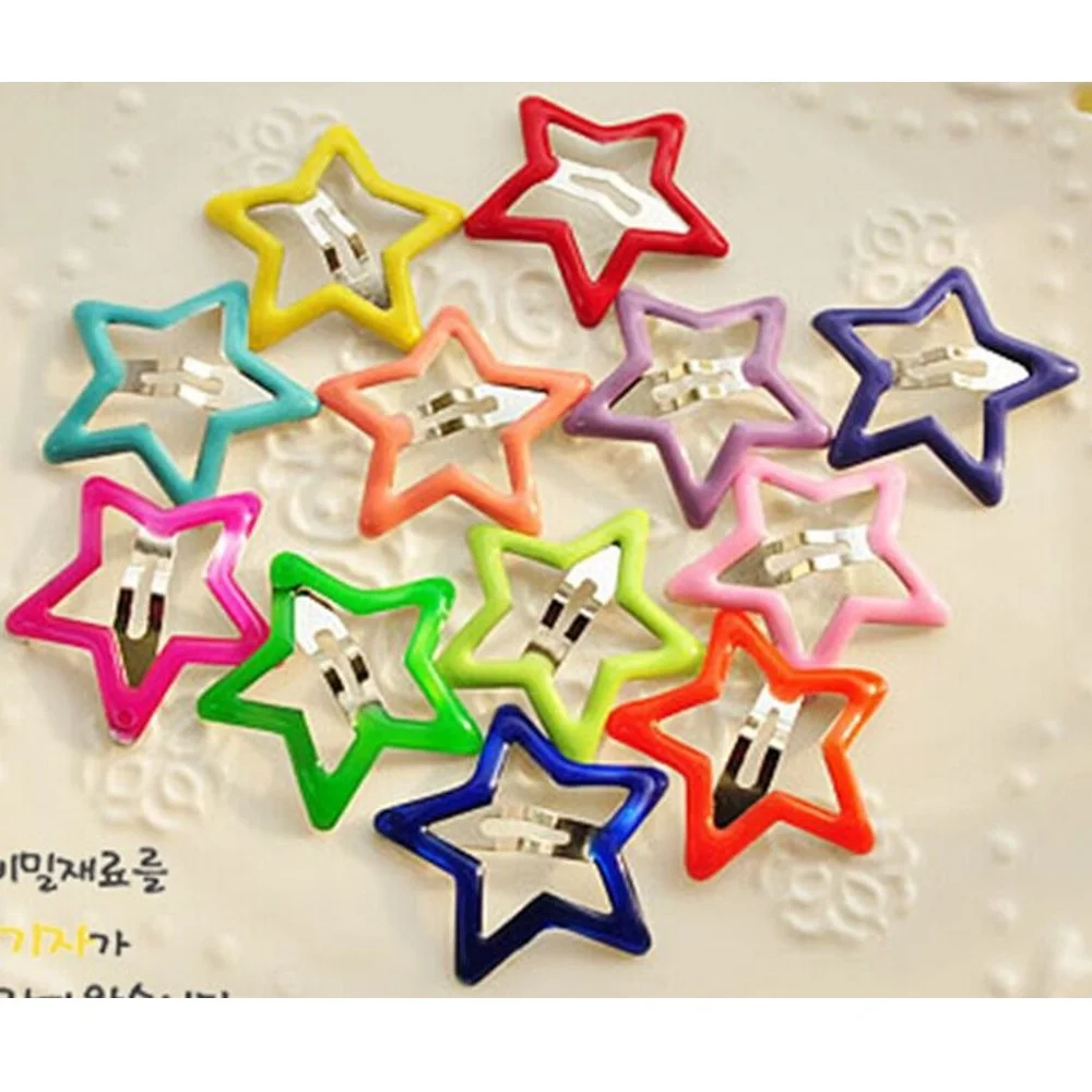 5 шт./лот Новый пятиконечная звезда 3 см собака шпилька голову цветок головной