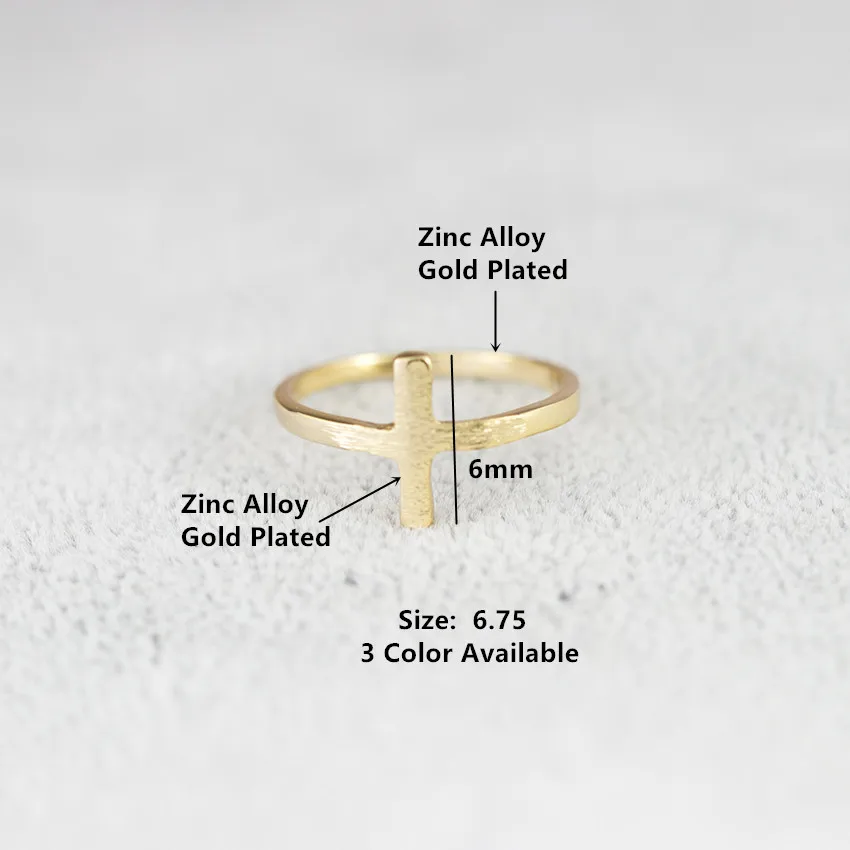 Dianshangkaituozhe классический Религиозные Креста палец кольцо Нержавеющая сталь Jewelry