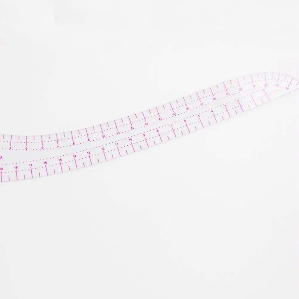 1 шт. швейные инструменты Мягкая Пластиковая форма запятой кривая линейка