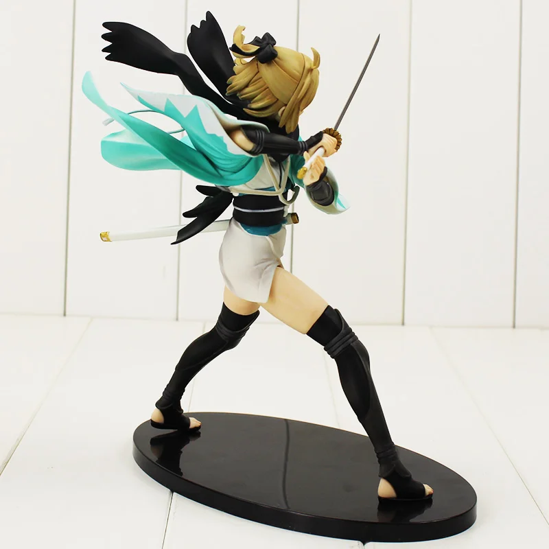 21 см судьба Grand для Okita Souji с мечи 1/6 весы Боевая версия ПВХ фигурка Коллекционная