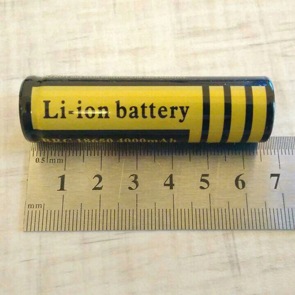 GTF 3 7 V 4000 mah 18650 аккумулятор для светодиодного фонарика аккумуляторные батареи