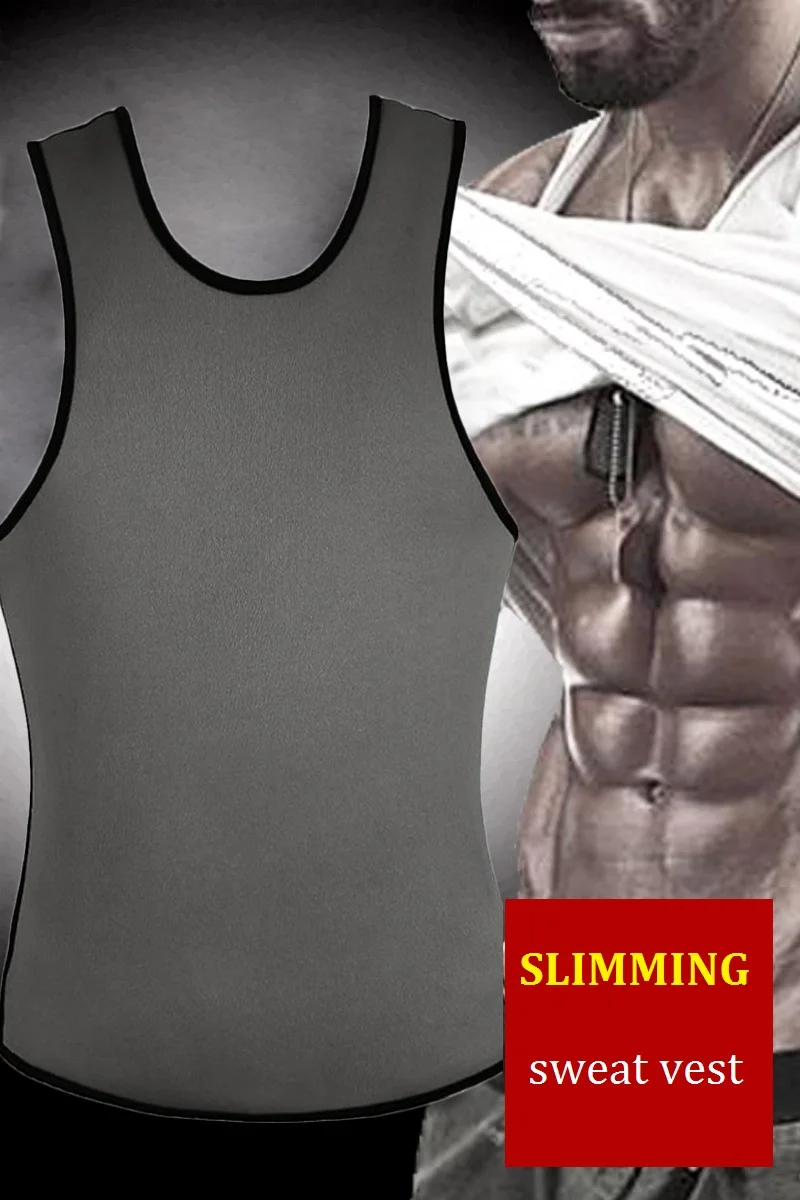 NINGMI Тонкий Тренажер для талии мужской спортивный жилет рубашка спортзала с
