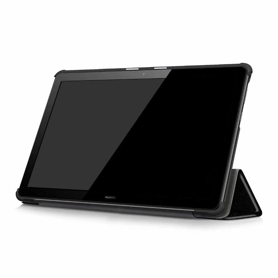 Чехол подставка для планшета Huawei MediaPad T5 10 1 дюйма из искусственной кожи|Чехлы