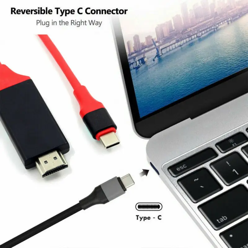 2M type C к USB HDMI HDTV AV tv 4K Кабель адаптер для samsung huawei Mate10 Pro|Переходники и адаптеры| |