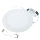 Светильник потолочный теплый белыйхолодный белый, 3-25 Вт, круглый светодиодный панельный светильник встраиваемый, для кухни, потолочная лампа для ванной, AC85-265V