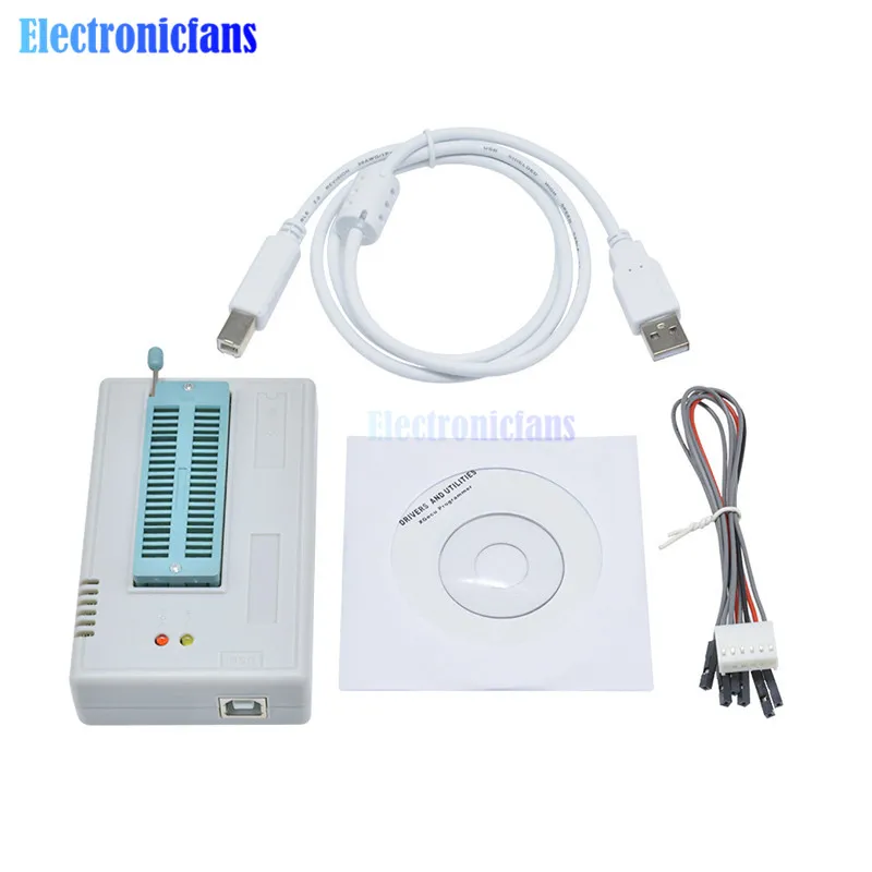 Программатор TL866II Plus EEPROM PIC AVR TL866A TL866CS USB универсальный BIOS nand программатор 24 93 25 mcu