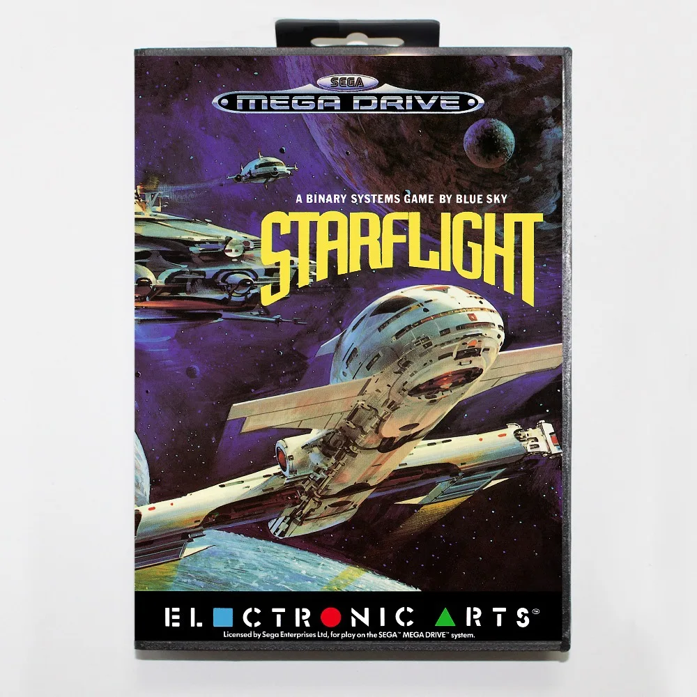 Игровой картридж Starflight 16 bit MD игровая карта с розничной коробкой для Sega Mega Drive