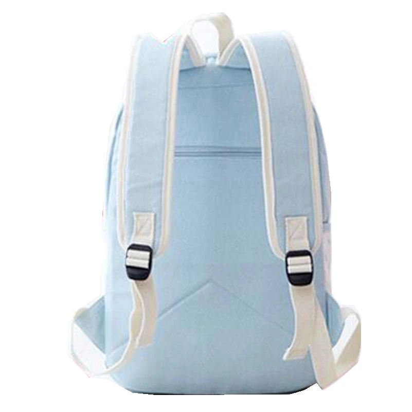 2017 New Fashion Printing Backpack Canvas School Bags for Teenage Girls Lace Design Mochilas Feminina Cute Backpacks Promotion | Багаж и