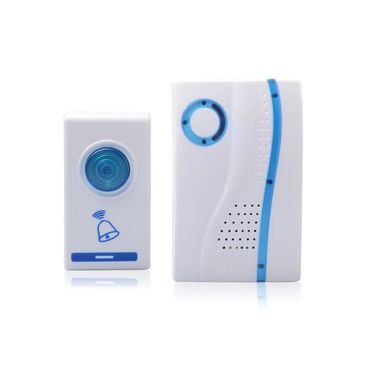 Беспроводной дверной звонок для домашней безопасности 32 Песни + 1 приемник